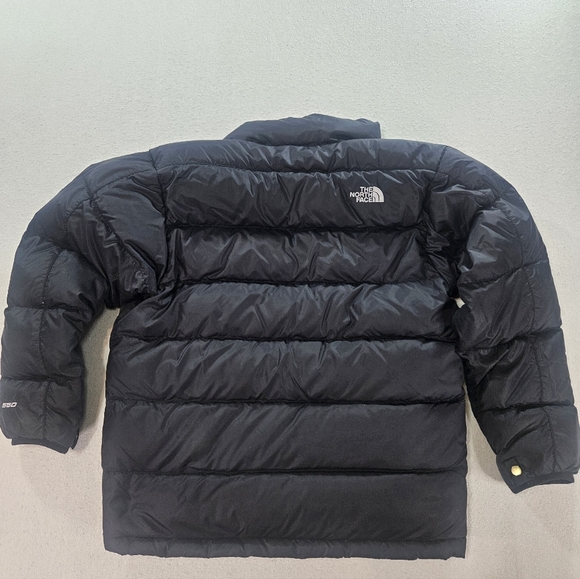 The North Face 550 Down Jacket Boys M 10/12 Black Puffer - Picture 8 of 9